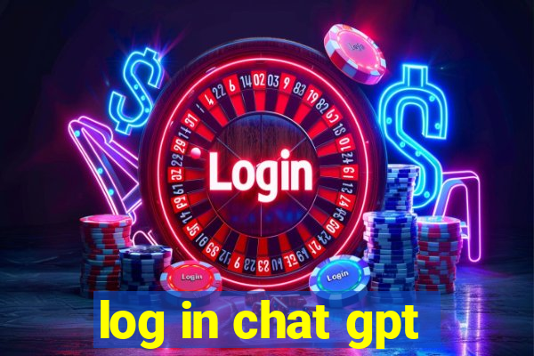 log in chat gpt